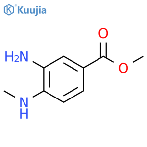 Methyl 3-amino-4-(methylamino)benzoate structure