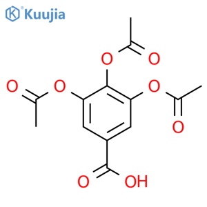 3,4,5-tris(Acetyloxy)benzoic Acid structure