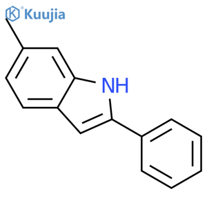 1H-Indole,6-methyl-2-phenyl- structure