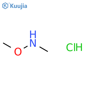 N,O-Dimethylhydroxylamine hydrochloride structure