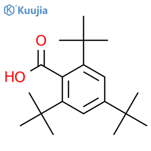 Benzoic acid, 2,4,6-tris(1,1-dimethylethyl)- structure