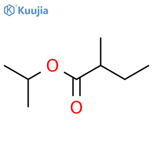 Butanoic acid,2-methyl-, 1-methylethyl ester structure