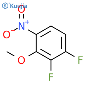 1,2-Difluoro-3-methoxy-4-nitrobenzene structure