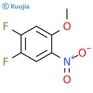 1,2-Difluoro-4-methoxy-5-nitrobenzene structure