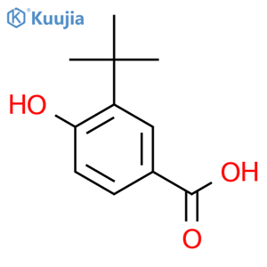 3-Tert-butyl-4-hydroxybenzoic acid structure