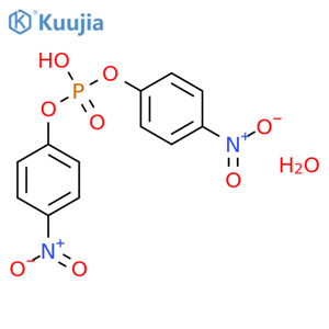 bis(4-nitrophenyl) phosphate hydrate structure