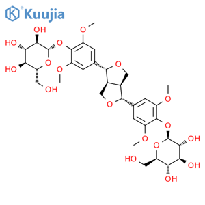 Syringaresinol diglucoside structure