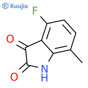 4-Fluoro-7-methylisatin structure