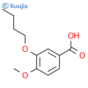 3-Butoxy-4-methoxybenzoic Acid structure