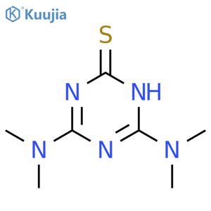 1,3,5-Triazine-2(1H)-thione, 4,6-bis(dimethylamino)- structure