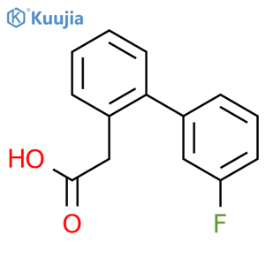 2-Biphenyl-3'-fluoro-acetic Acid structure