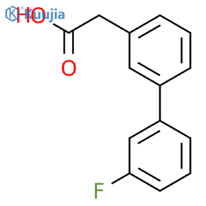 3-Biphenyl-3'-fluoro-acetic Acid structure