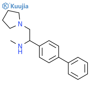 (1-Biphenyl-4-Yl-2-Pyrrolidin-1-Yl-Ethyl)-Methyl-Amine structure