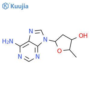 2',5'-Dideoxyadenosine structure