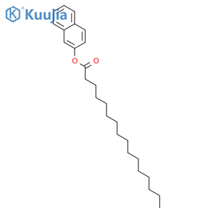 Hexadecanoic acid,2-naphthalenyl ester structure