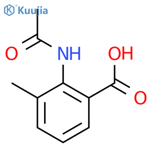 2-Acetamido-3-methylbenzoic acid structure