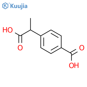 4-Carboxy-a-methylbenzeneacetic Acid structure