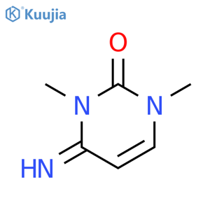 2(1H)-Pyrimidinone, 3,4-dihydro-4-imino-1,3-dimethyl- structure