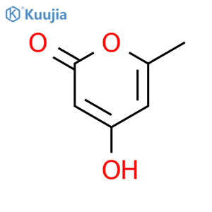 4-Hydroxy-6-methyl-2-pyrone structure