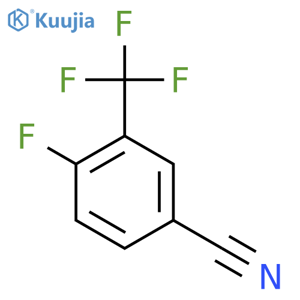 4-Fluoro-3-(trifluoromethyl)benzonitrile structure