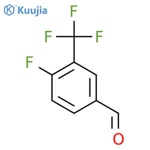 4-Fluoro-3-(trifluoromethyl)benzaldehyde structure