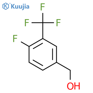 4-Fluoro-3-(trifluoromethyl)benzyl Alcohol structure