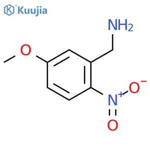 (5-methoxy-2-nitrophenyl)methanamine structure