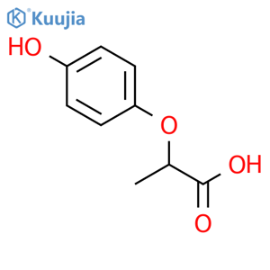 2-(4-Hydroxyphenoxy)propanoic acid structure