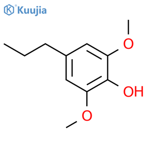 2,6-dimethoxy-4-propylphenol structure