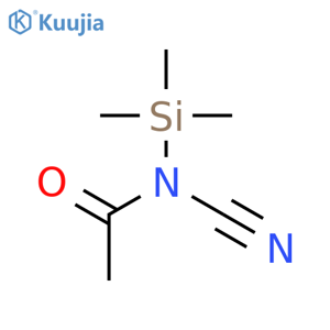 ACETAMIDE, N-CYANO-N-(TRIMETHYLSILYL)- structure