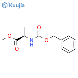 D-Alanine, N-[(phenylmethoxy)carbonyl]-, methyl ester structure