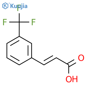 (E)-3-(3-(Trifluoromethyl)phenyl)acrylic Acid structure