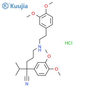 Norverapamil hydrochloride structure