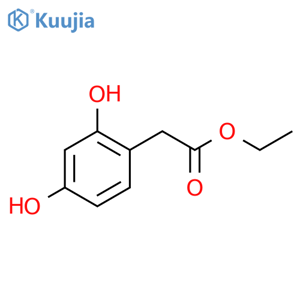Ethyl 2-(2,4-dihydroxyphenyl)acetate structure