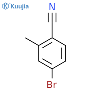 4-Bromo-2-methylbenzonitrile structure