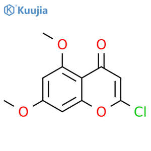 4H-1-Benzopyran-4-one, 2-chloro-5,7-dimethoxy- structure