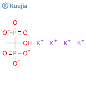 1-Hydroxyethanediphosphonic acid potassiumsalt structure