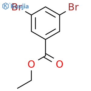 Benzoic acid, 3,5-dibromo-, ethyl ester structure