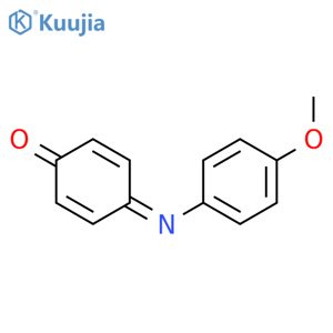 2,5-Cyclohexadien-1-one, 4-[(4-methoxyphenyl)imino]- structure