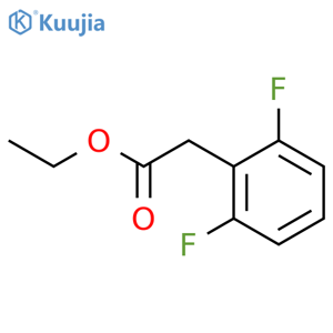 Ethyl 2-(2,6-difluorophenyl)acetate structure