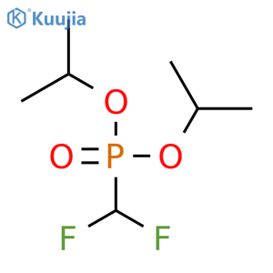 Phosphonic acid, (difluoromethyl)-, bis(1-methylethyl) ester structure