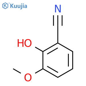 2-Hydroxy-3-methoxybenzonitrile structure