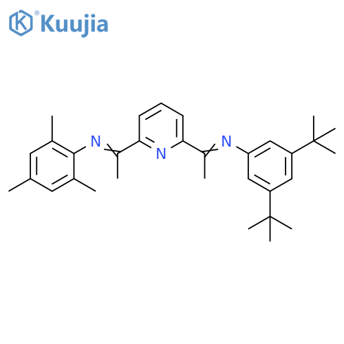 Benzenamine,N-[1-[6-[1-[[3,5-bis(1,1-dimethylethyl)phenyl]imino]ethyl]-2-pyridinyl]ethylidene]-2,4,6-trimethyl- structure