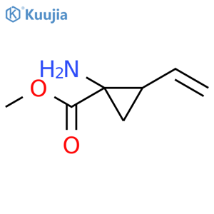 (1R,2S)-1-Amino-2-ethenylcyclopropanecarboxylic acid methyl ester structure