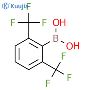 (2,6-Bis(trifluoromethyl)phenyl)boronic acid structure