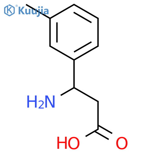 3-amino-2-(3-methylphenyl)propanoic acid structure