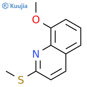 QUINOLINE, 8-METHOXY-2-(METHYLTHIO)- structure