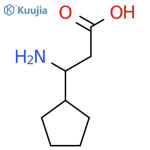 3-Amino-3-cyclopentylpropanoicacid structure