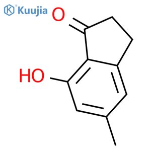 5-Methyl-7-hydroxy-1-indanone structure