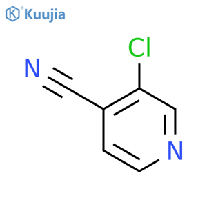 3-chloropyridine-4-carbonitrile structure